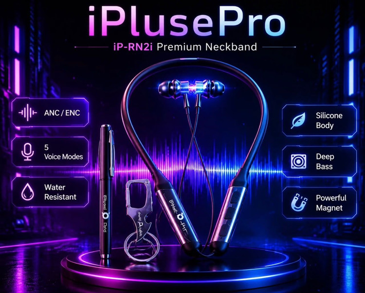 گردنی بلوتوث اورجینال ipluse pro